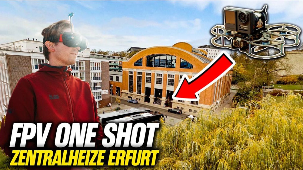 Cinematic FPV Drone One Shot - Zentralheize Erfurt Dennis Schmelz